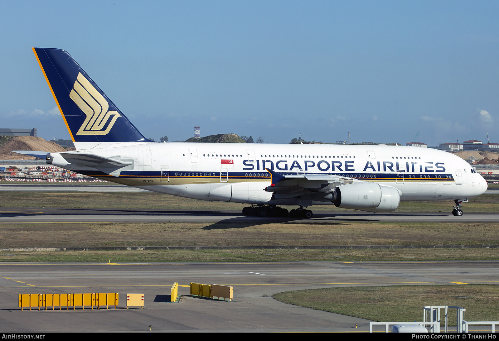 Aircraft Photo of 9V-SKG | Airbus A380-841 | Singapore Airlines | AirHistory.net #756696