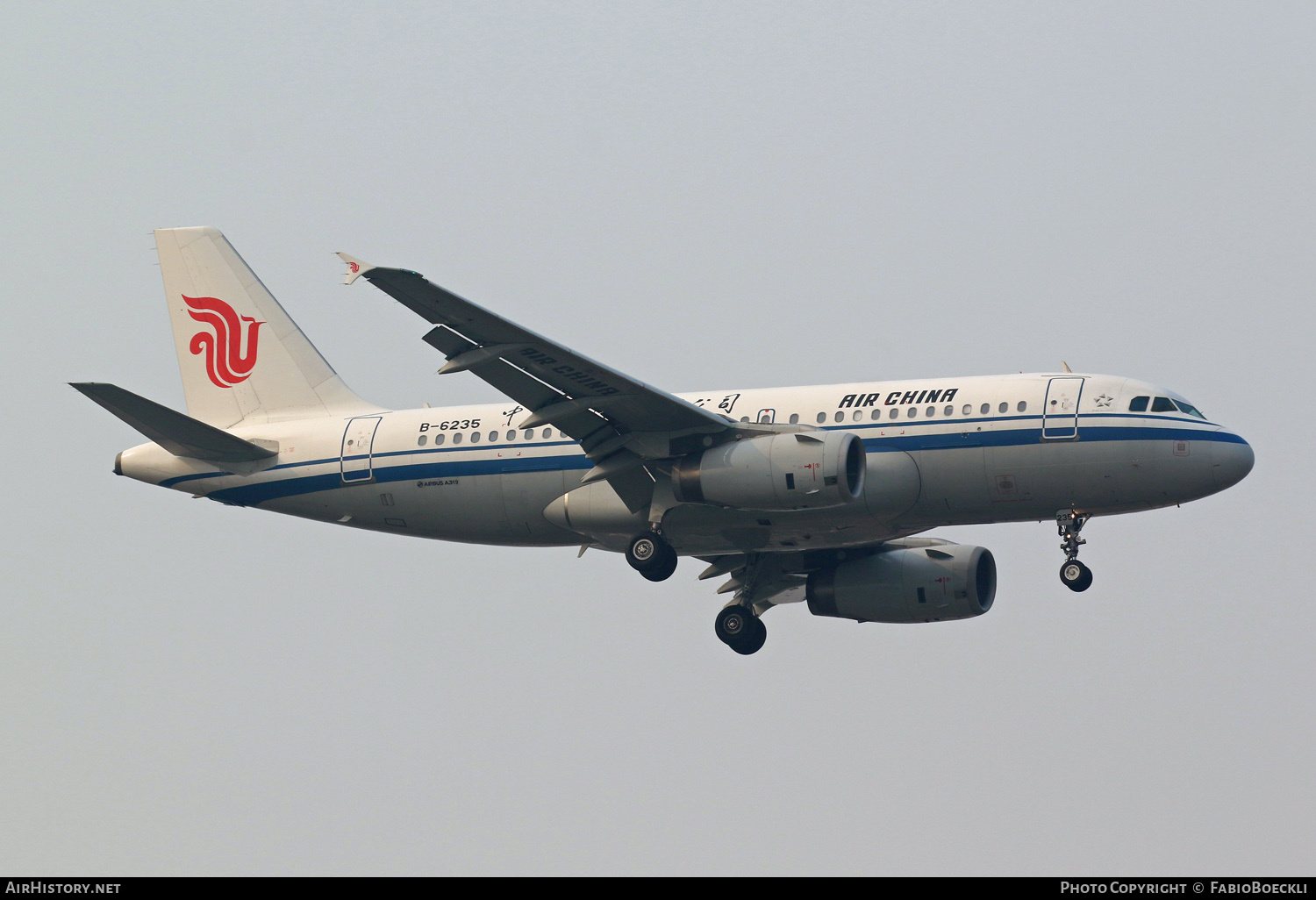 Aircraft Photo of B-6235 | Airbus A319-131 | Air China | AirHistory.net #756698