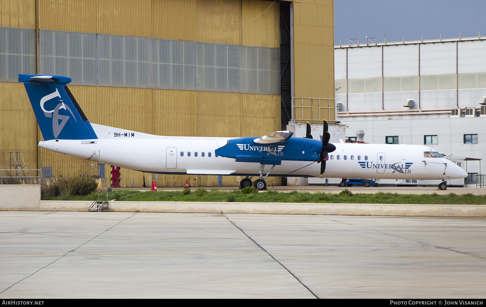Aircraft Photo of 9H-MIM | Bombardier DHC-8-402 Dash 8 | Universal Air | AirHistory.net #756710