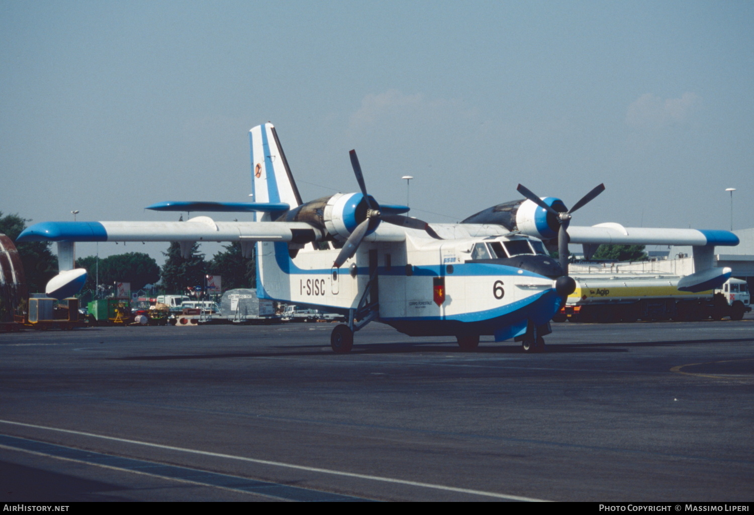 Aircraft Photo of I-SISC | Canadair CL-215-II (CL-215-1A10) | SISAM - Società Italiana Servizi Aerei Mediterranei | AirHistory.net #756717
