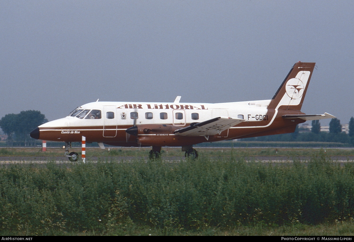 Aircraft Photo of F-GDCI | Embraer EMB-110P2 Bandeirante | Air Littoral | AirHistory.net #756724