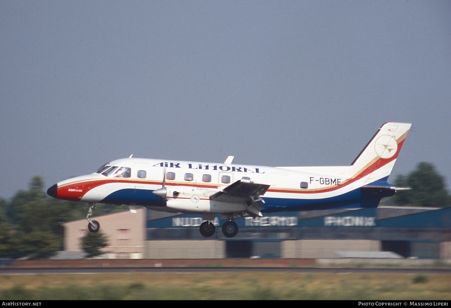 Aircraft Photo of F-GBME | Embraer EMB-110P2 Bandeirante | Air Littoral | AirHistory.net #756728