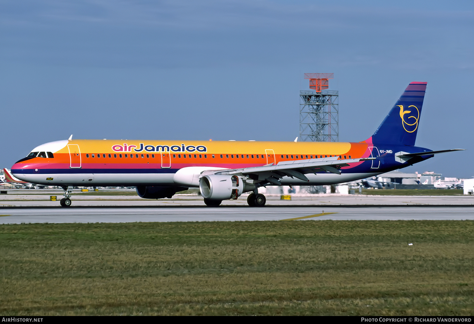 Aircraft Photo of 6Y-JMD | Airbus A321-211 | Air Jamaica | AirHistory.net #756730