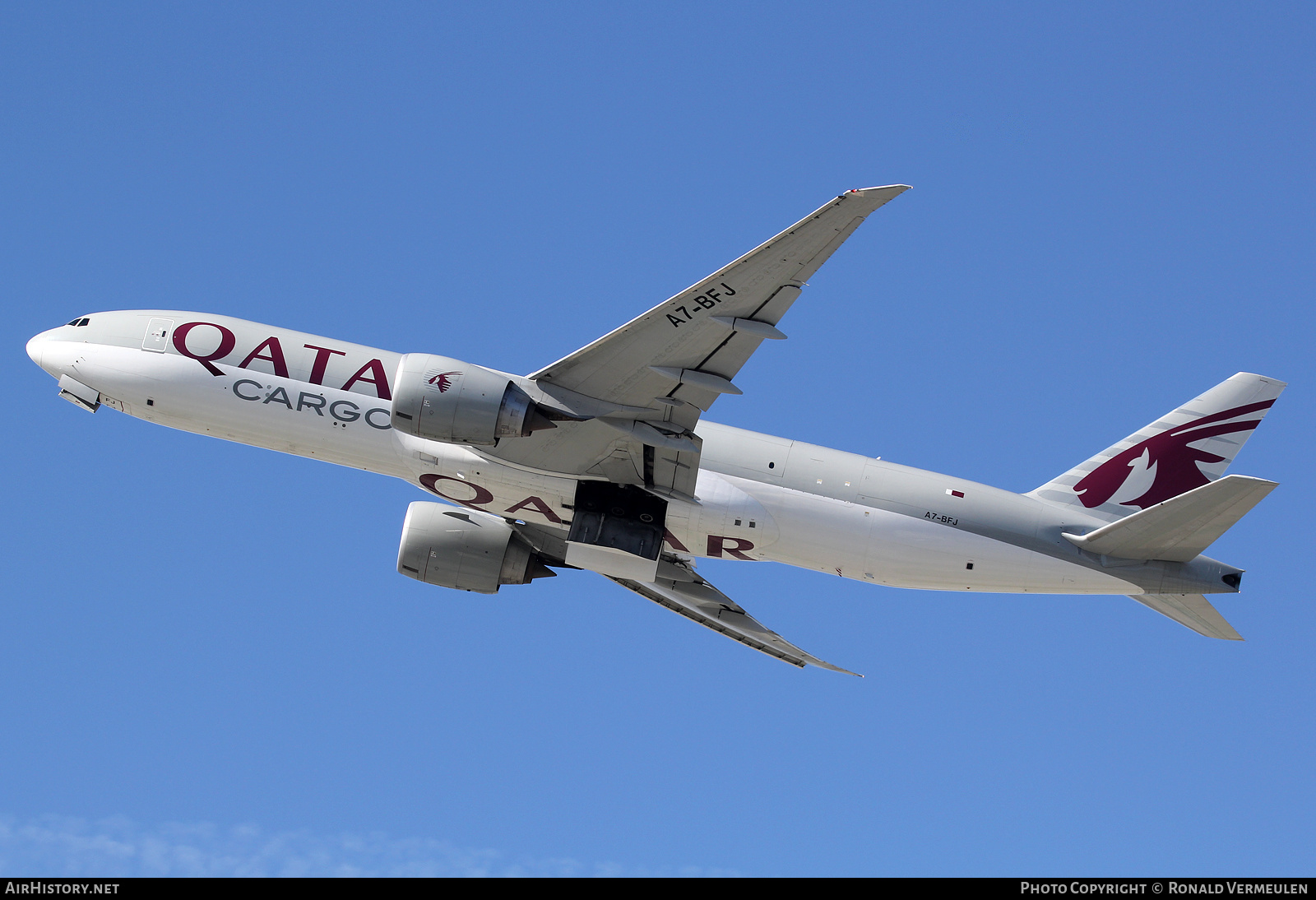 Aircraft Photo of A7-BFJ | Boeing 777-FDZ | Qatar Airways Cargo | AirHistory.net #756779