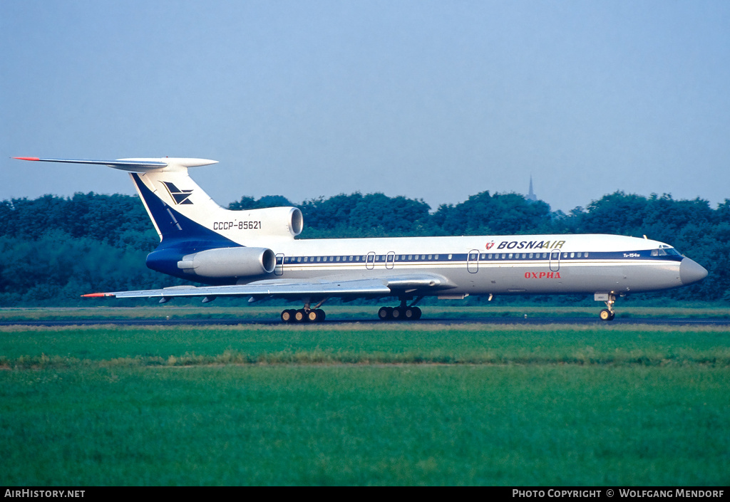Aircraft Photo of CCCP-85621 | Tupolev Tu-154M | Bosna Air | AirHistory.net #756792