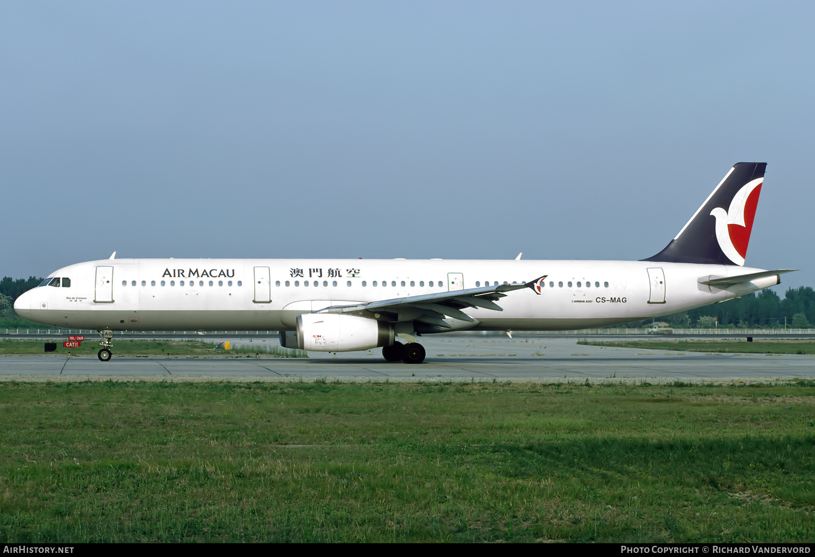 Aircraft Photo of CS-MAG | Airbus A321-131 | Air Macau | AirHistory.net #756800