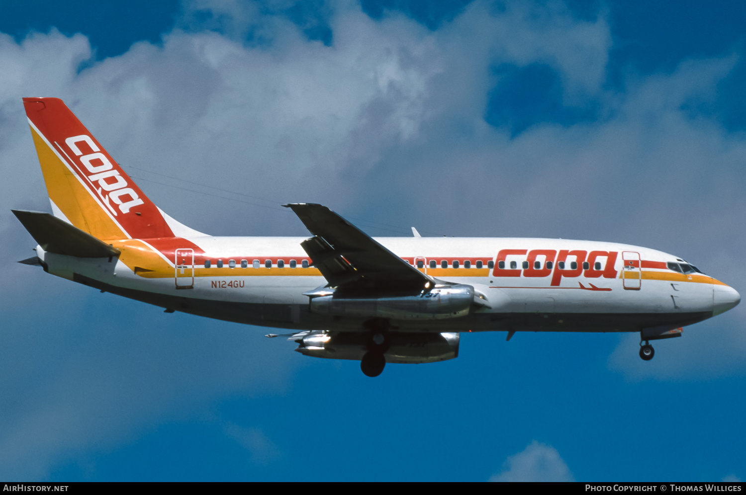 Aircraft Photo of N124GU | Boeing 737-2H6C/Adv | COPA Panama | AirHistory.net #756819