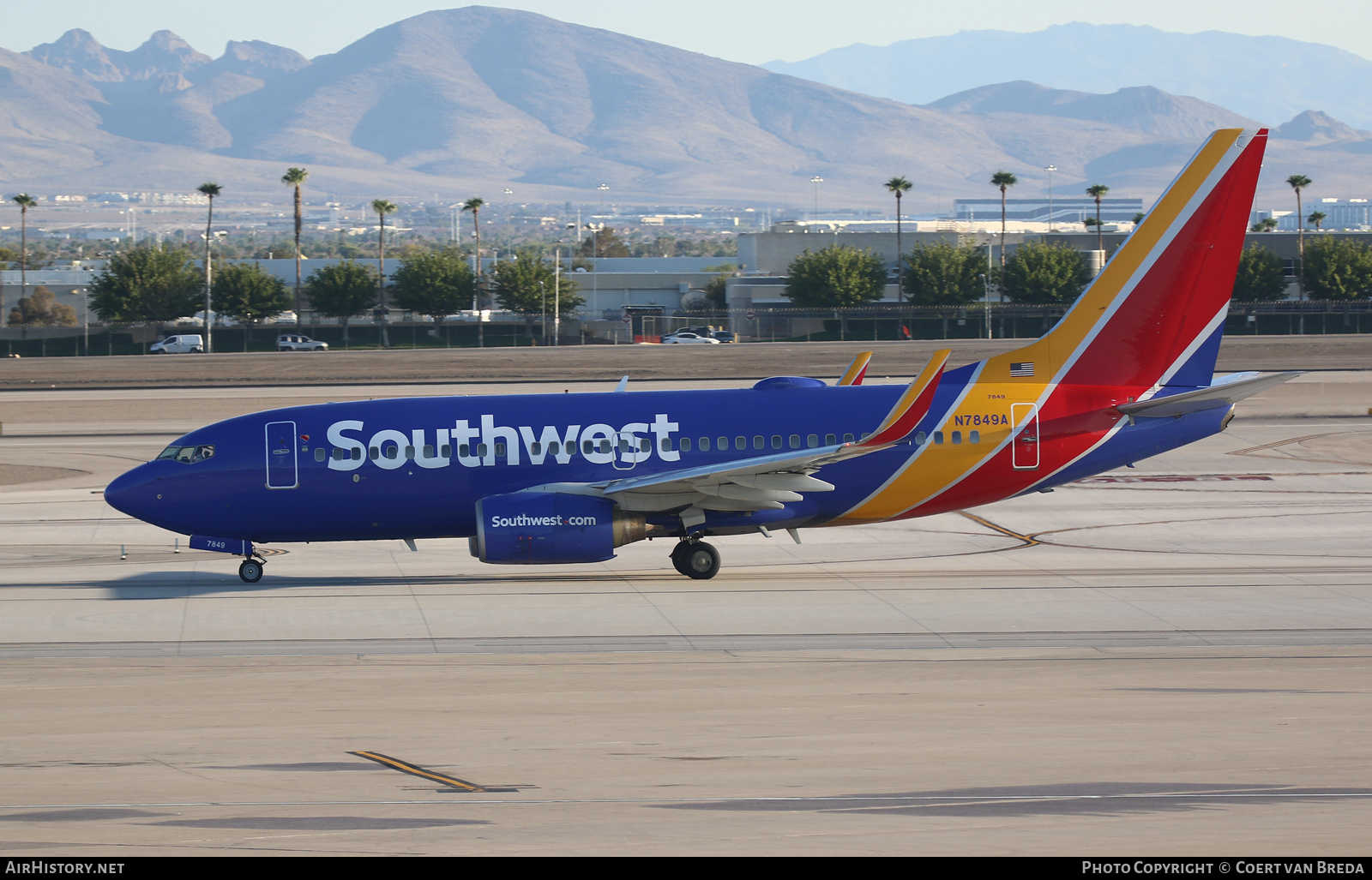Aircraft Photo of N7849A | Boeing 737-71B | Southwest Airlines | AirHistory.net #756863