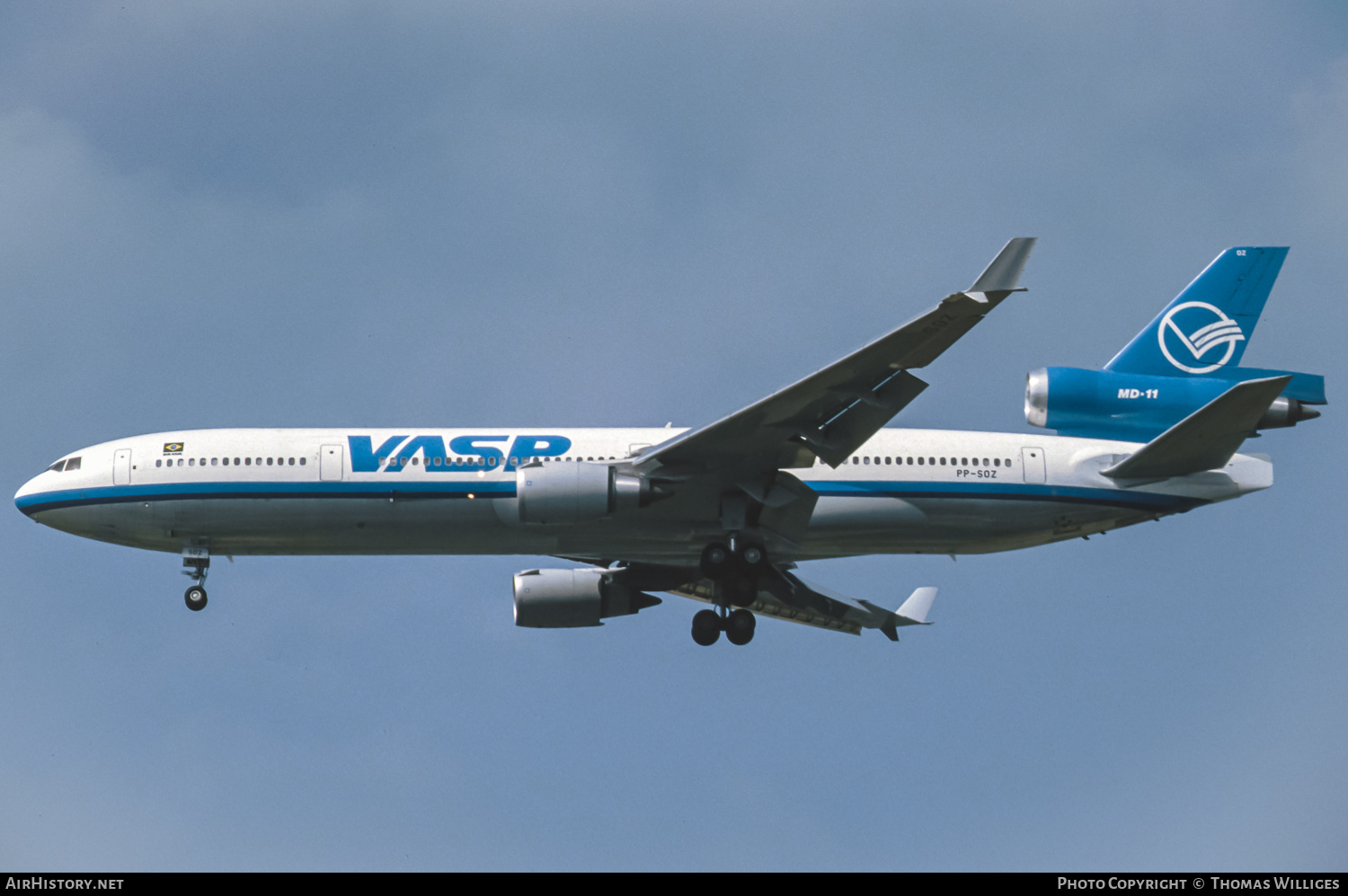 Aircraft Photo of PP-SOZ | McDonnell Douglas MD-11 | VASP | AirHistory.net #756876