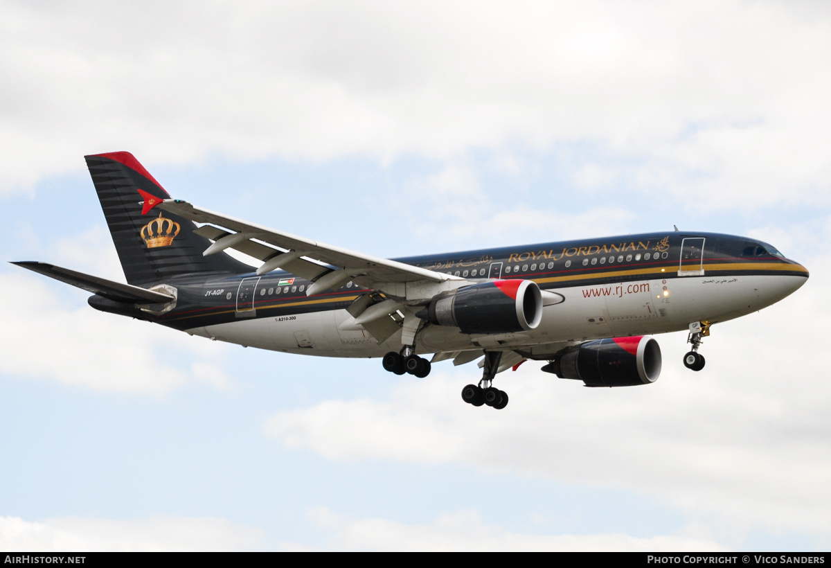 Aircraft Photo of JY-AGP | Airbus A310-304 | Royal Jordanian Airlines | AirHistory.net #756891