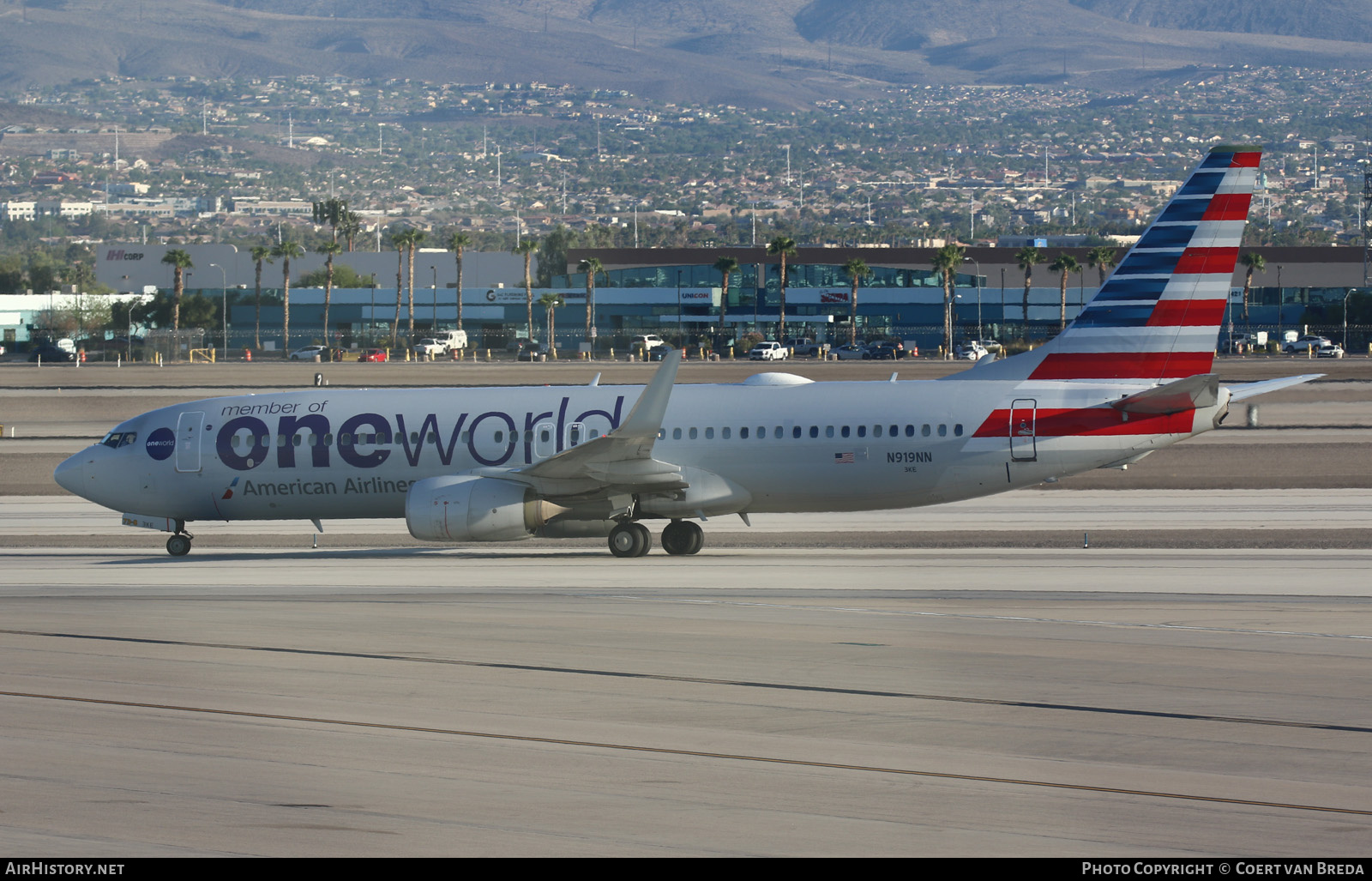 Aircraft Photo of N919NN | Boeing 737-823 | American Airlines | AirHistory.net #756907
