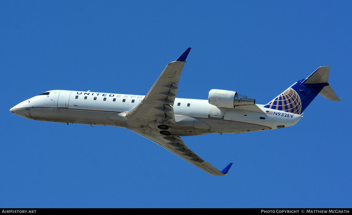 Aircraft Photo of N932EV | Bombardier CRJ-200LR (CL-600-2B19) | United Express | AirHistory.net #756919