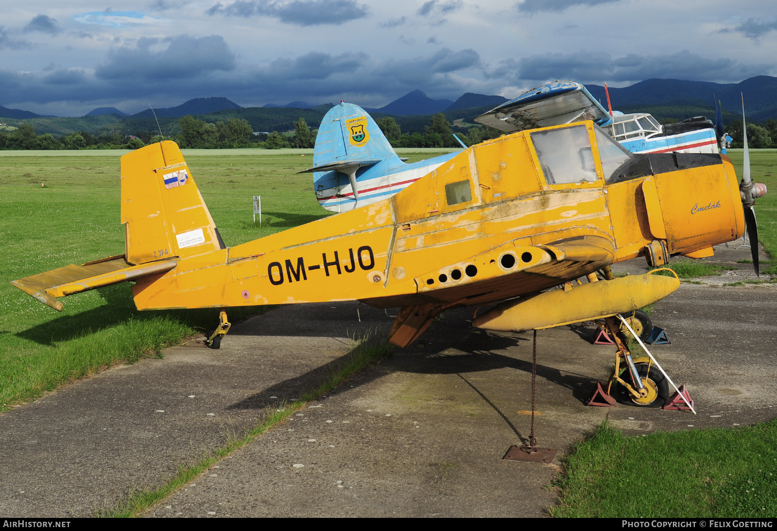 Aircraft Photo of OM-HJO | Zlin Z-37A Cmelak | AirHistory.net #756937