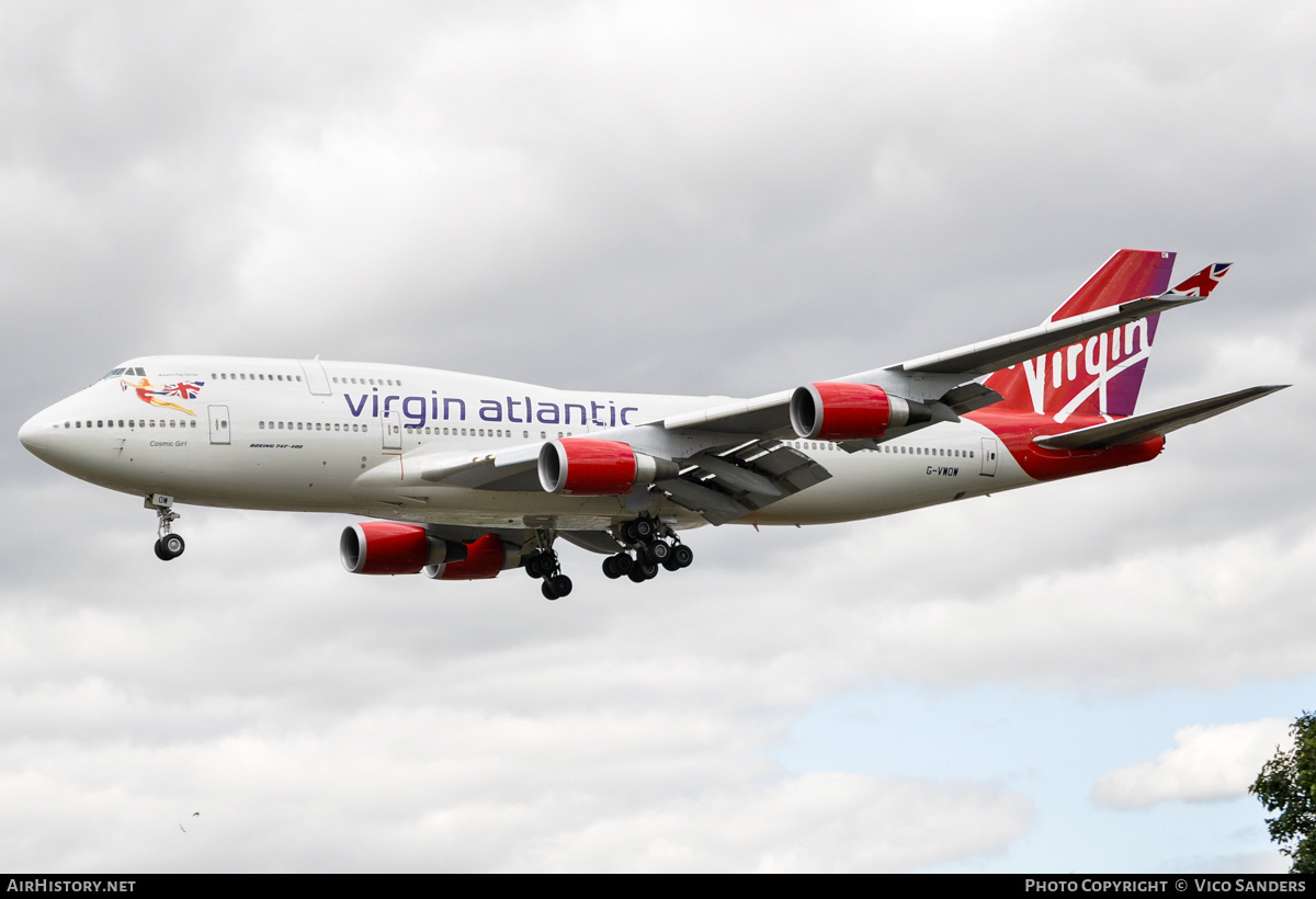 Aircraft Photo of G-VWOW | Boeing 747-41R | Virgin Atlantic Airways | AirHistory.net #756944