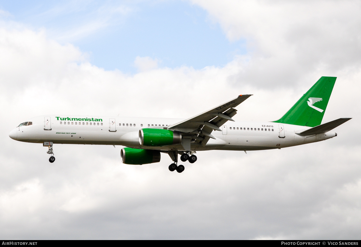 Aircraft Photo of EZ-A010 | Boeing 757-23A | Turkmenistan Airlines | AirHistory.net #756947