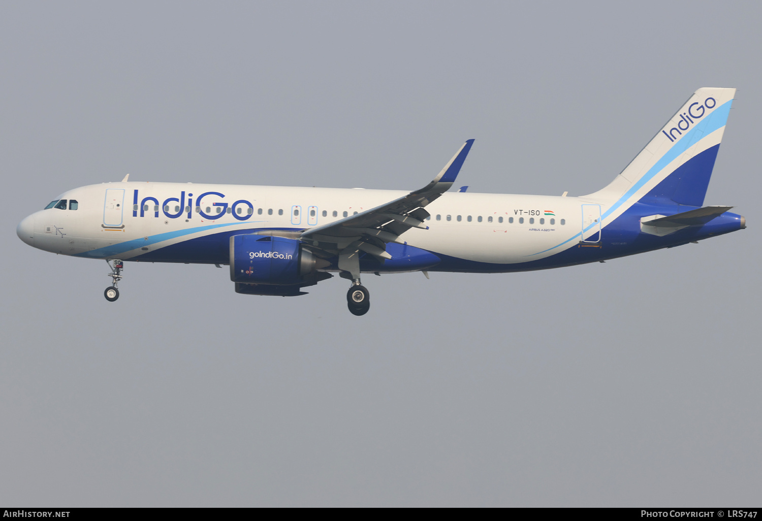 Aircraft Photo of VT-ISO | Airbus A320-251N | IndiGo | AirHistory.net #756970