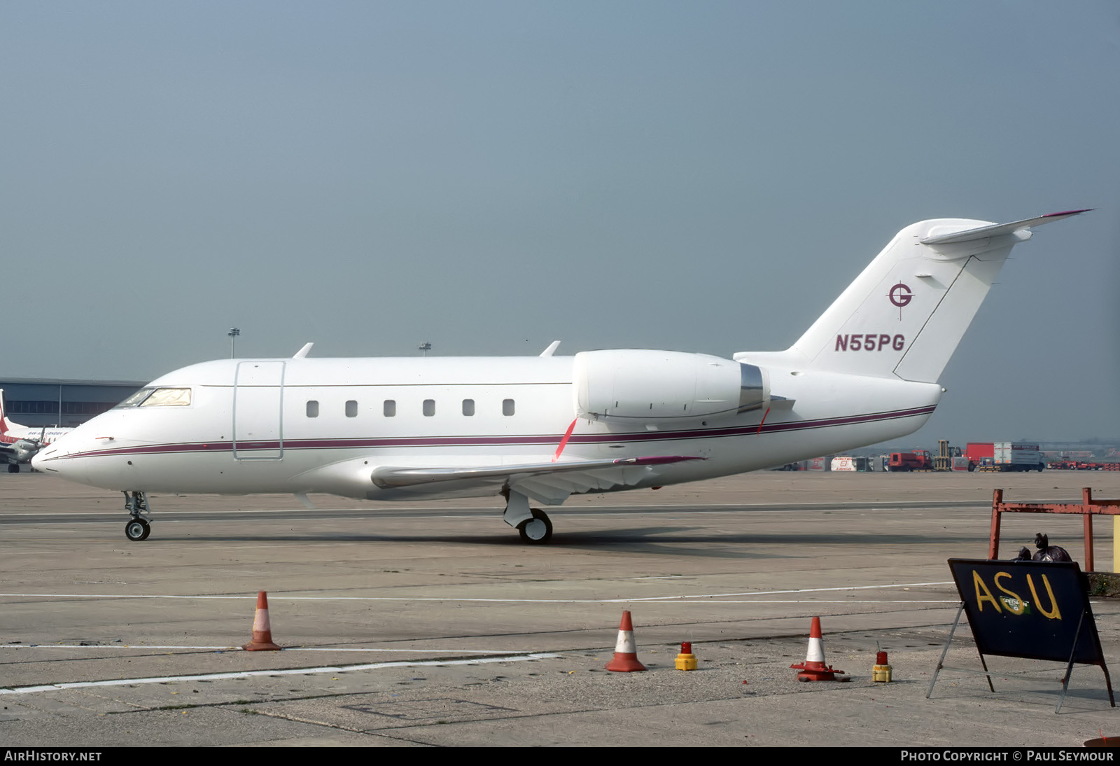 Aircraft Photo of N55PG | Canadair Challenger 600S (CL-600-1A11) | Geosurvey International | AirHistory.net #756982