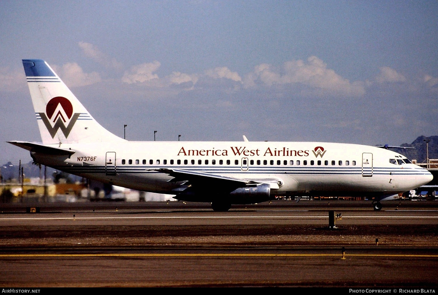 Aircraft Photo of N7376F | Boeing 737-291 | America West Airlines | AirHistory.net #757011
