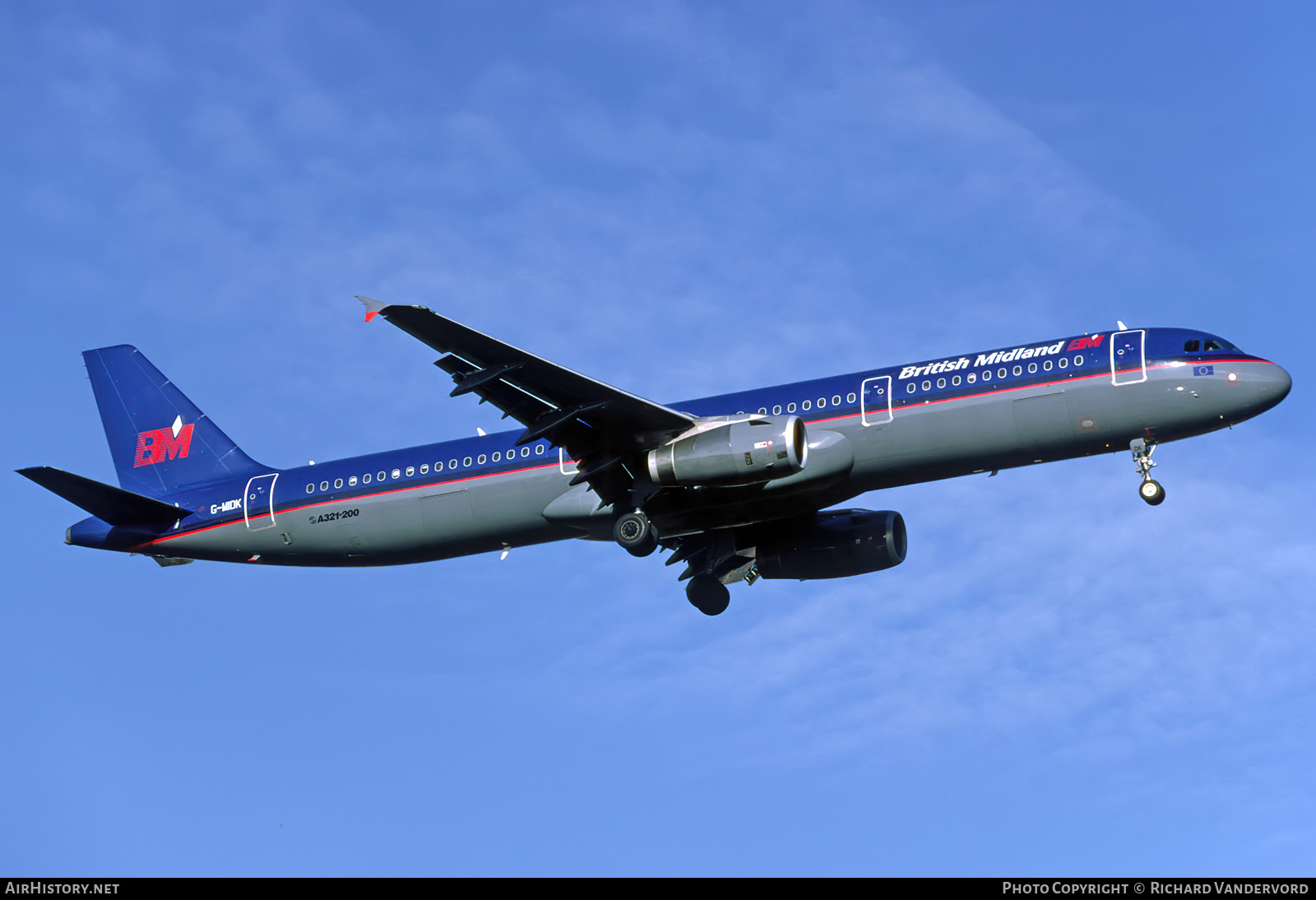 Aircraft Photo of G-MIDK | Airbus A321-231 | British Midland Airways - BMA | AirHistory.net #757074