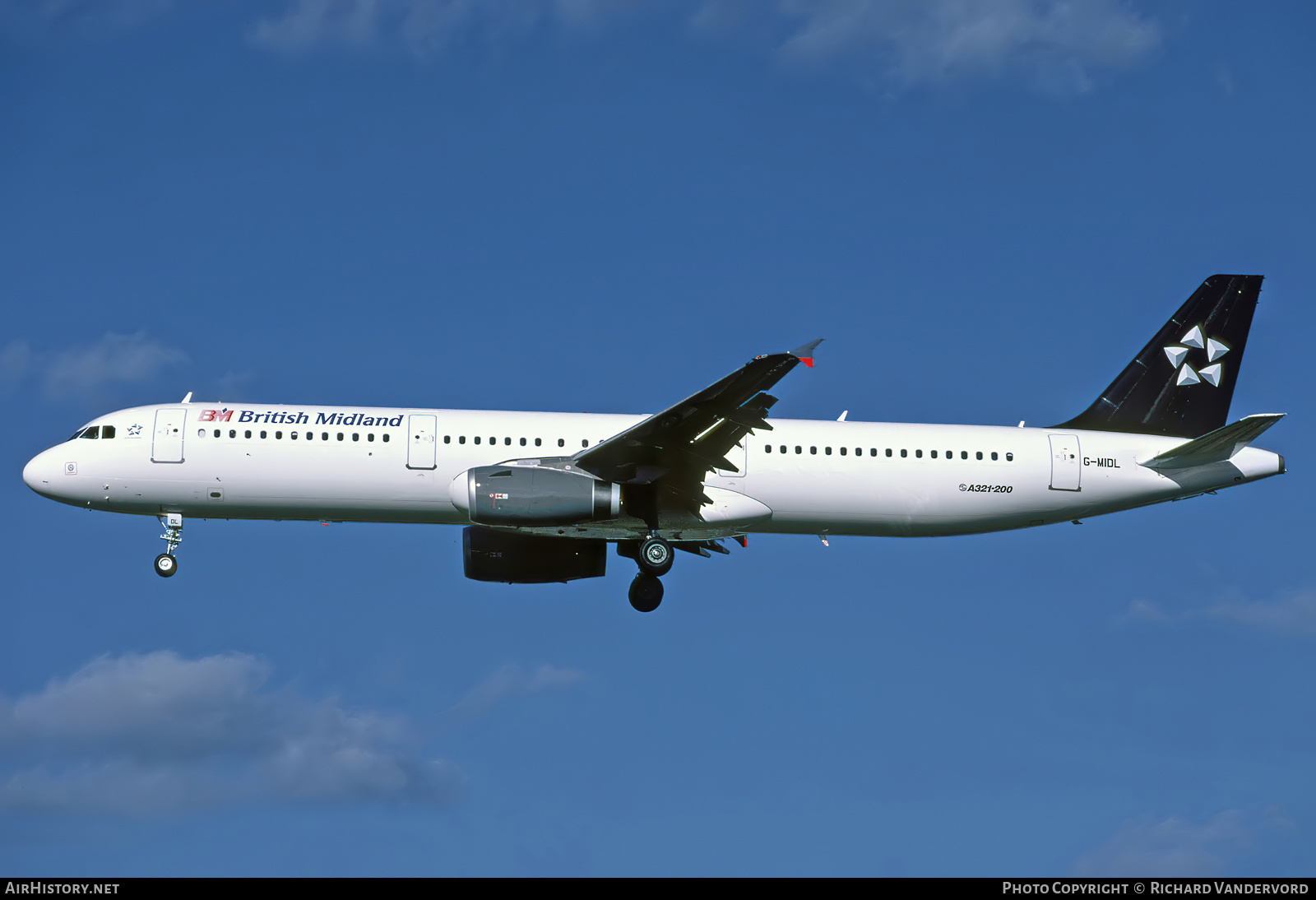 Aircraft Photo of G-MIDL | Airbus A321-231 | British Midland Airways - BMA | AirHistory.net #757076