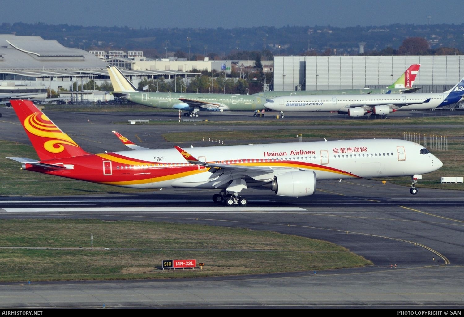 Aircraft Photo of F-WZNX | Airbus A350-941 | Hainan Airlines | AirHistory.net #757077
