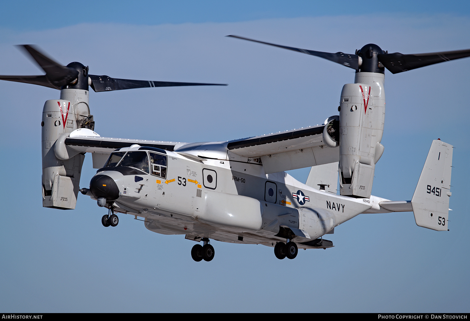 Aircraft Photo of 169451 / 9451 | Bell-Boeing CMV-22B Osprey | USA - Navy | AirHistory.net #757108