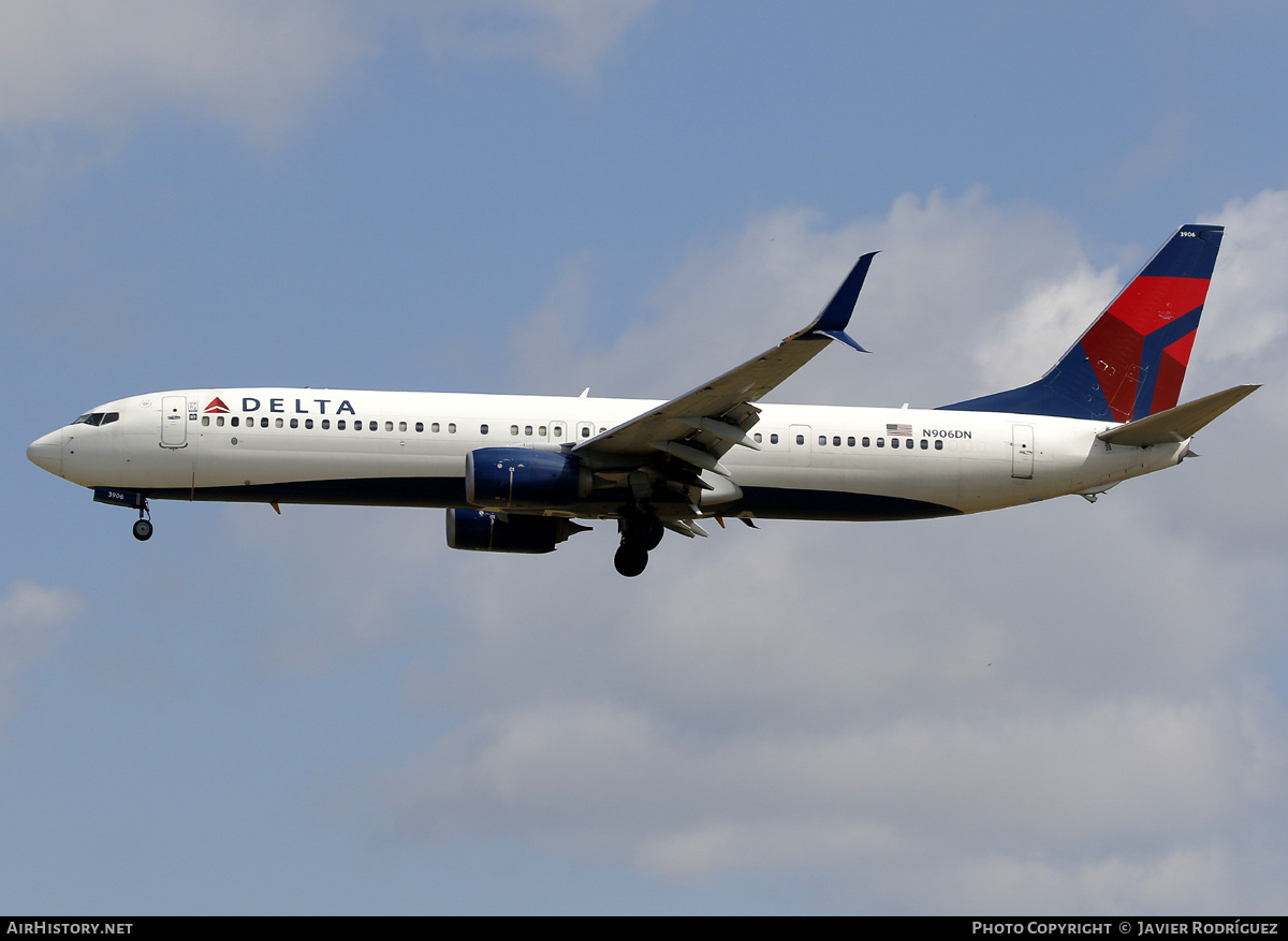 Aircraft Photo of N906DN | Boeing 737-900/ER | Delta Air Lines | AirHistory.net #757118