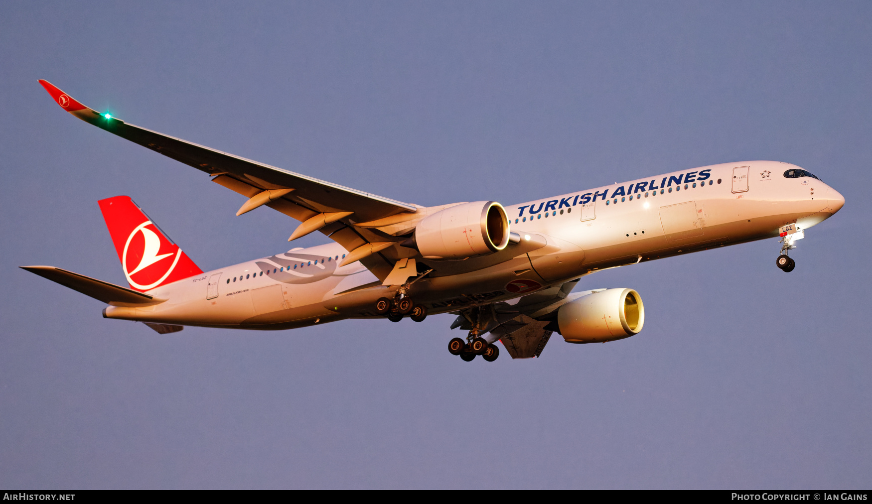 Aircraft Photo of TC-LGZ | Airbus A350-941 | Turkish Airlines | AirHistory.net #757124