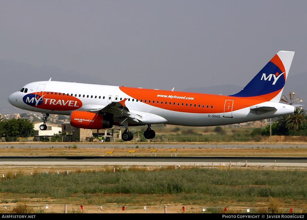 Aircraft Photo of G-SSAS | Airbus A320-231 | MyTravel Airways | AirHistory.net #757172