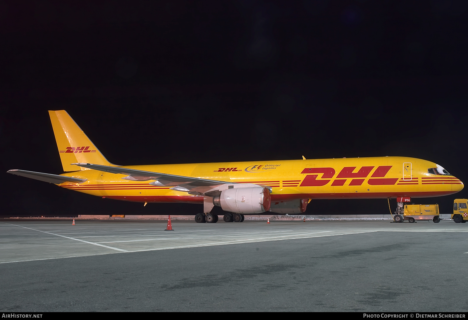 Aircraft Photo of OO-DPN | Boeing 757-236/SF | DHL International | AirHistory.net #757180