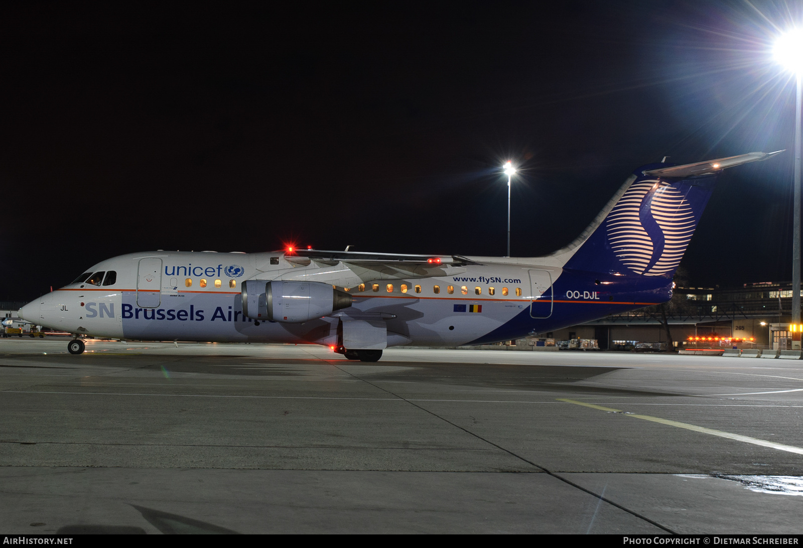 Aircraft Photo of OO-DJL | British Aerospace Avro 146-RJ85 | SN Brussels Airlines | AirHistory.net #757226