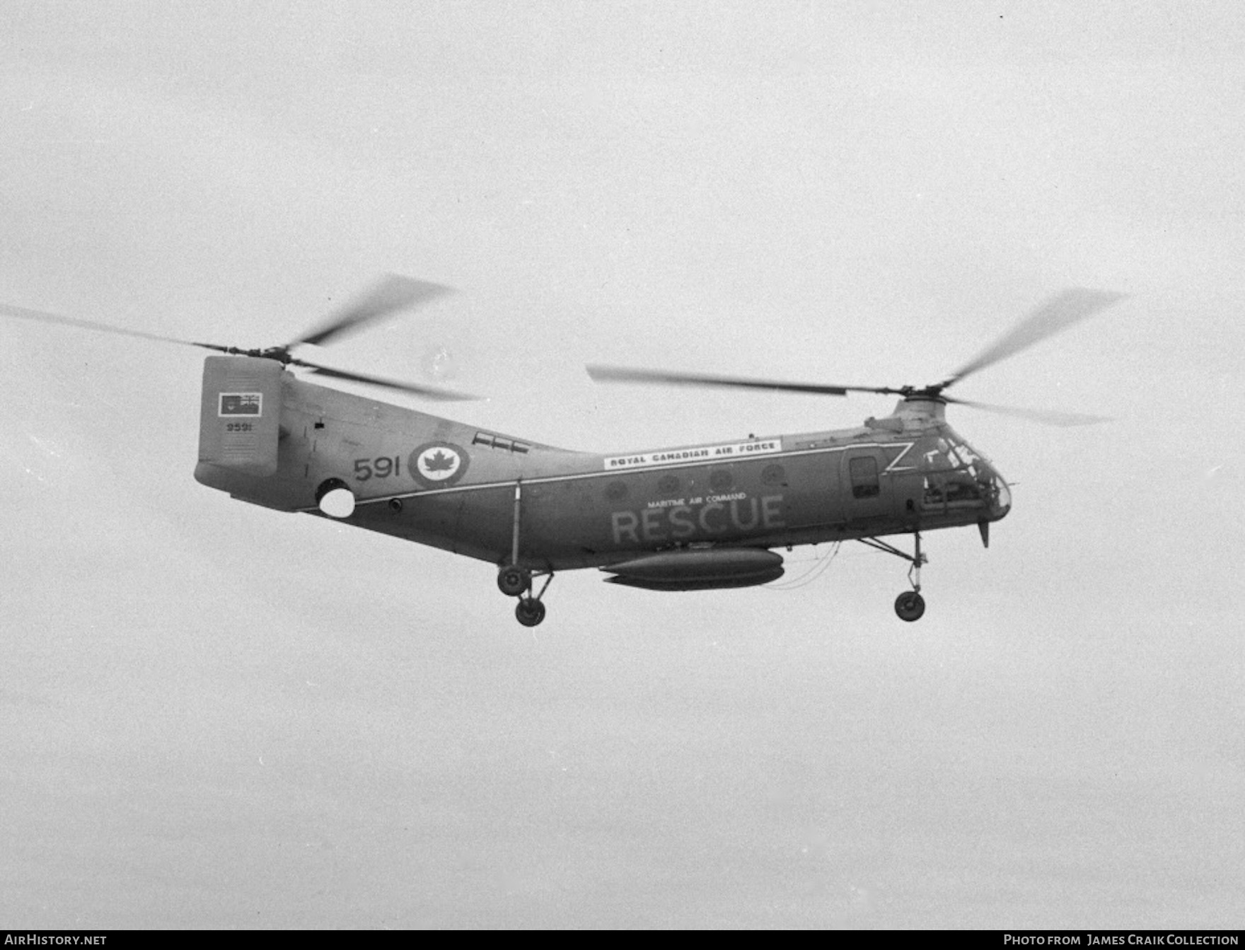 Aircraft Photo of 9591 | Vertol 44A | Canada - Air Force | AirHistory.net #757243