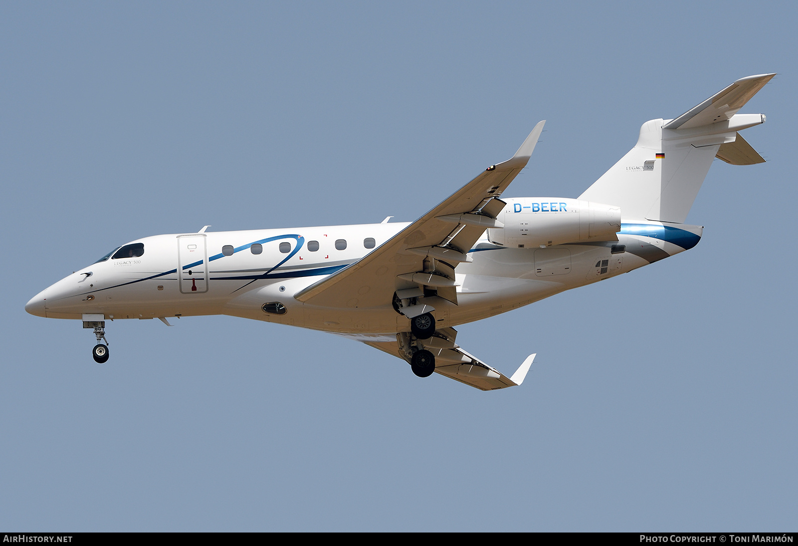Aircraft Photo of D-BEER | Embraer EMB-550 Legacy 500 | AirHistory.net #757247