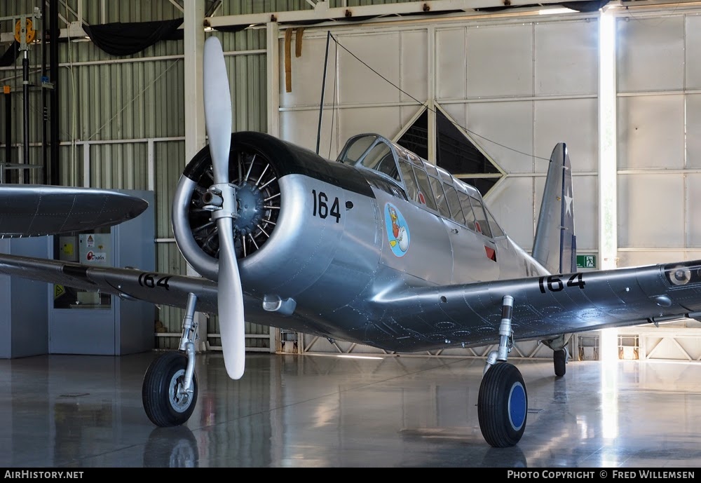 Aircraft Photo of 164 | Vultee BT-13B Valiant | Chile - Air Force | AirHistory.net #757248