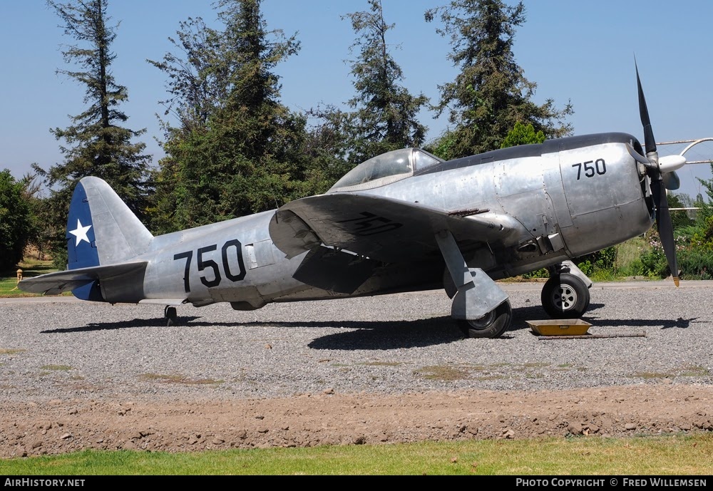 Aircraft Photo of 750 | Republic P-47D Thunderbolt | Chile - Air Force | AirHistory.net #757259