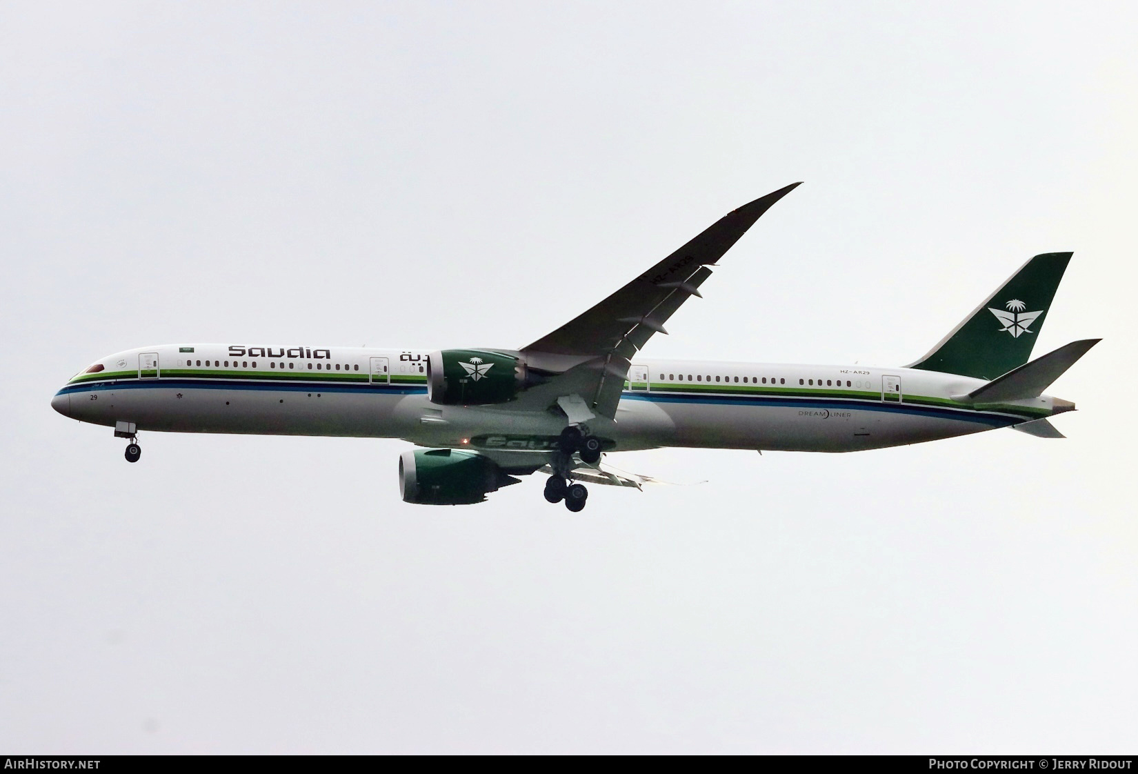 Aircraft Photo of HZ-AR29 | Boeing 787-10 Dreamliner | Saudia - Saudi Arabian Airlines | AirHistory.net #757277