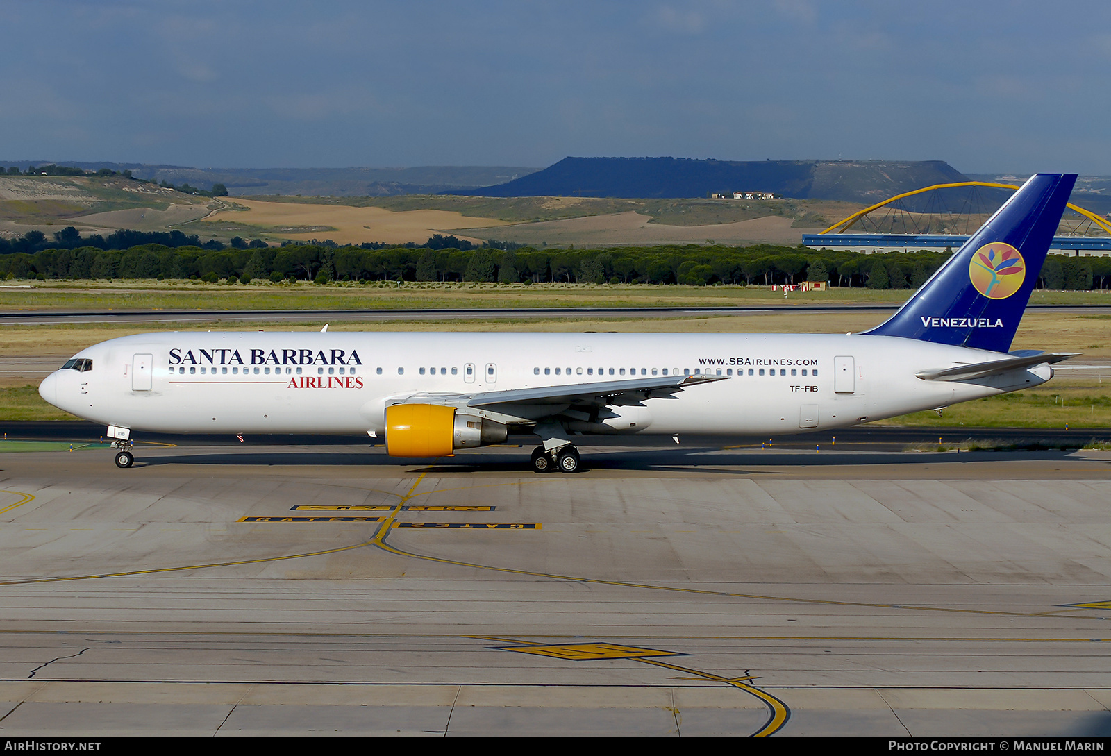 Aircraft Photo of TF-FIB | Boeing 767-383/ER | Santa Bárbara Airlines | AirHistory.net #757284