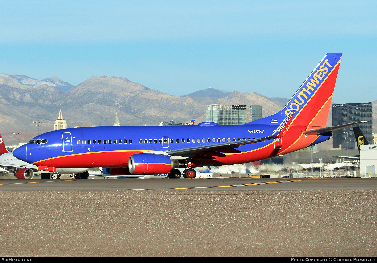 Aircraft Photo of N460WN | Boeing 737-7H4 | Southwest Airlines | AirHistory.net #757293