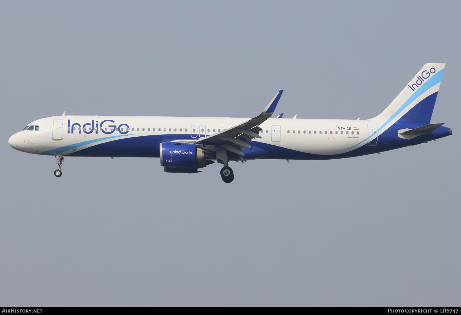 Aircraft Photo of VT-ICB | Airbus A321-251NX | IndiGo | AirHistory.net #757295
