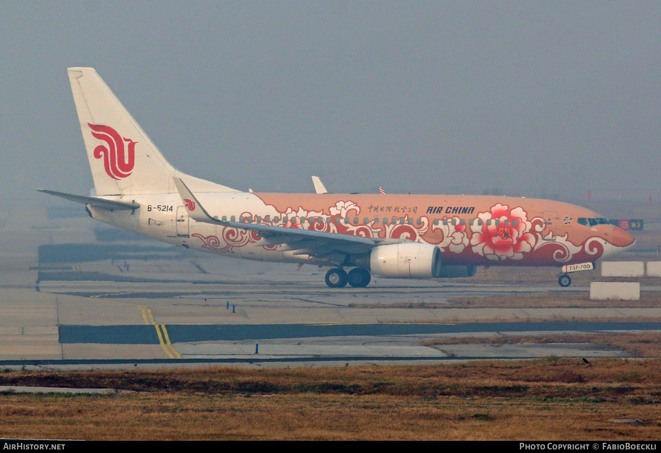 Aircraft Photo of B-5214 | Boeing 737-79L | Air China | AirHistory.net #757320