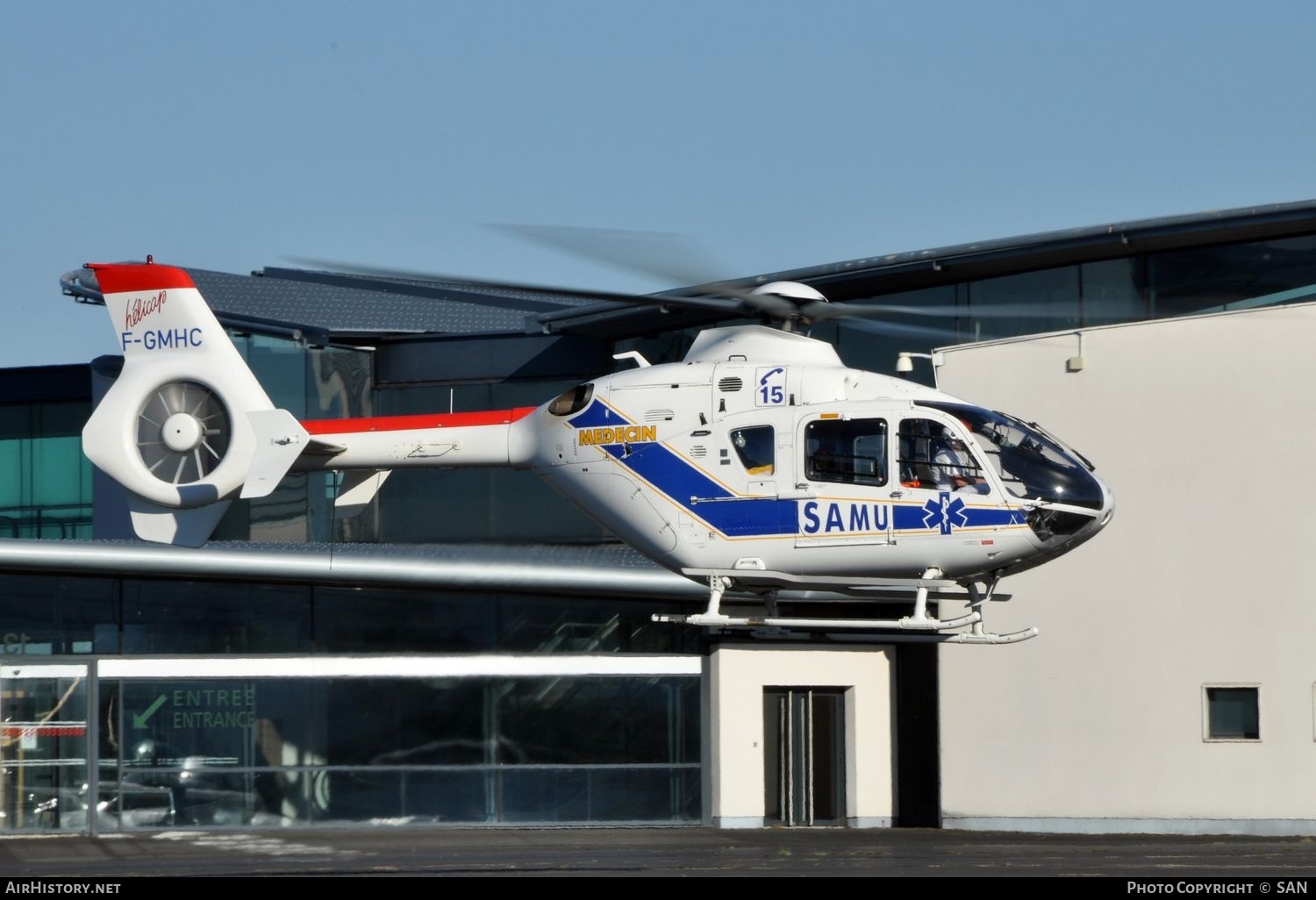Aircraft Photo of F-GMHC | Eurocopter EC-135T-1 | SAMU - Service d'Aide Médicale Urgente | AirHistory.net #757322