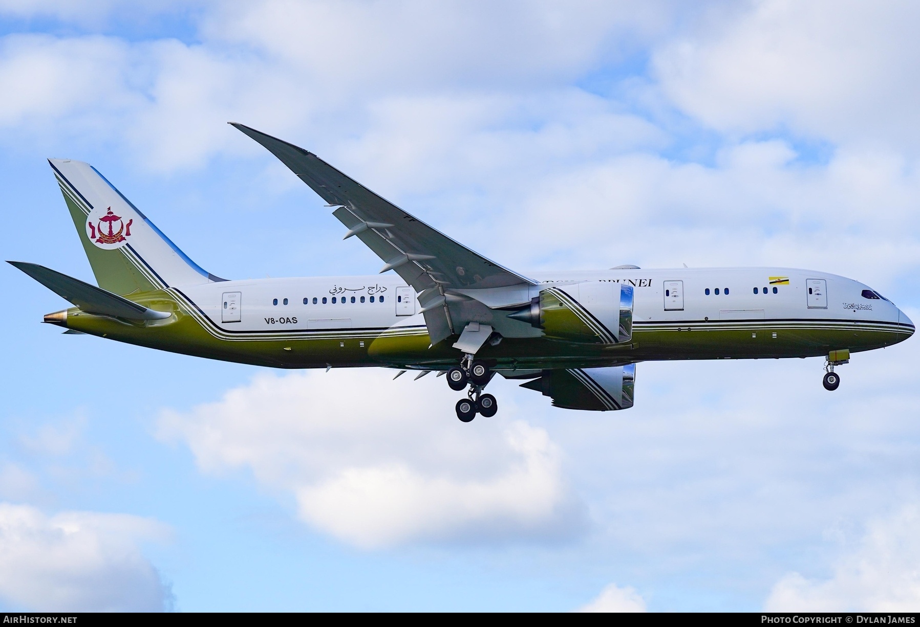 Aircraft Photo of V8-OAS | Boeing 787-8 BBJ | Royal Brunei Airlines | AirHistory.net #757350
