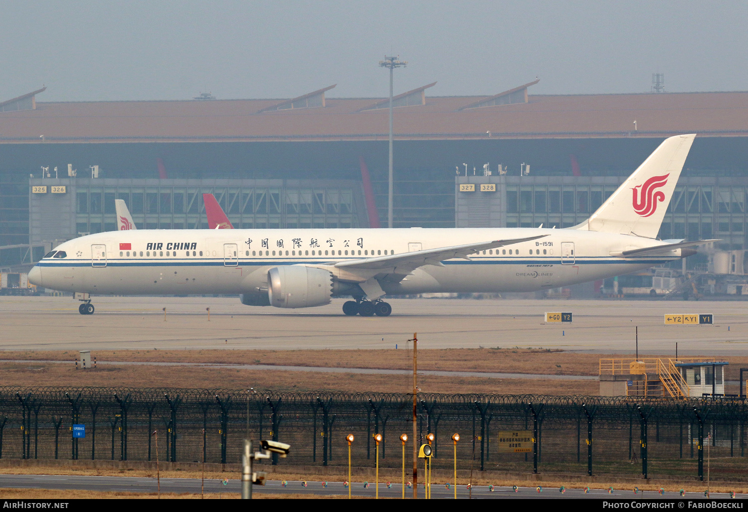 Aircraft Photo of B-1591 | Boeing 787-9 Dreamliner | Air China | AirHistory.net #757356