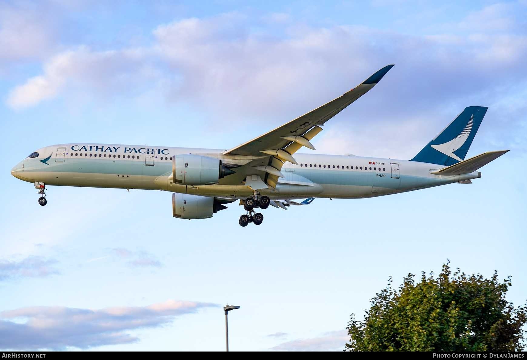 Aircraft Photo of B-LRR | Airbus A350-941 | Cathay Pacific Airways | AirHistory.net #757395