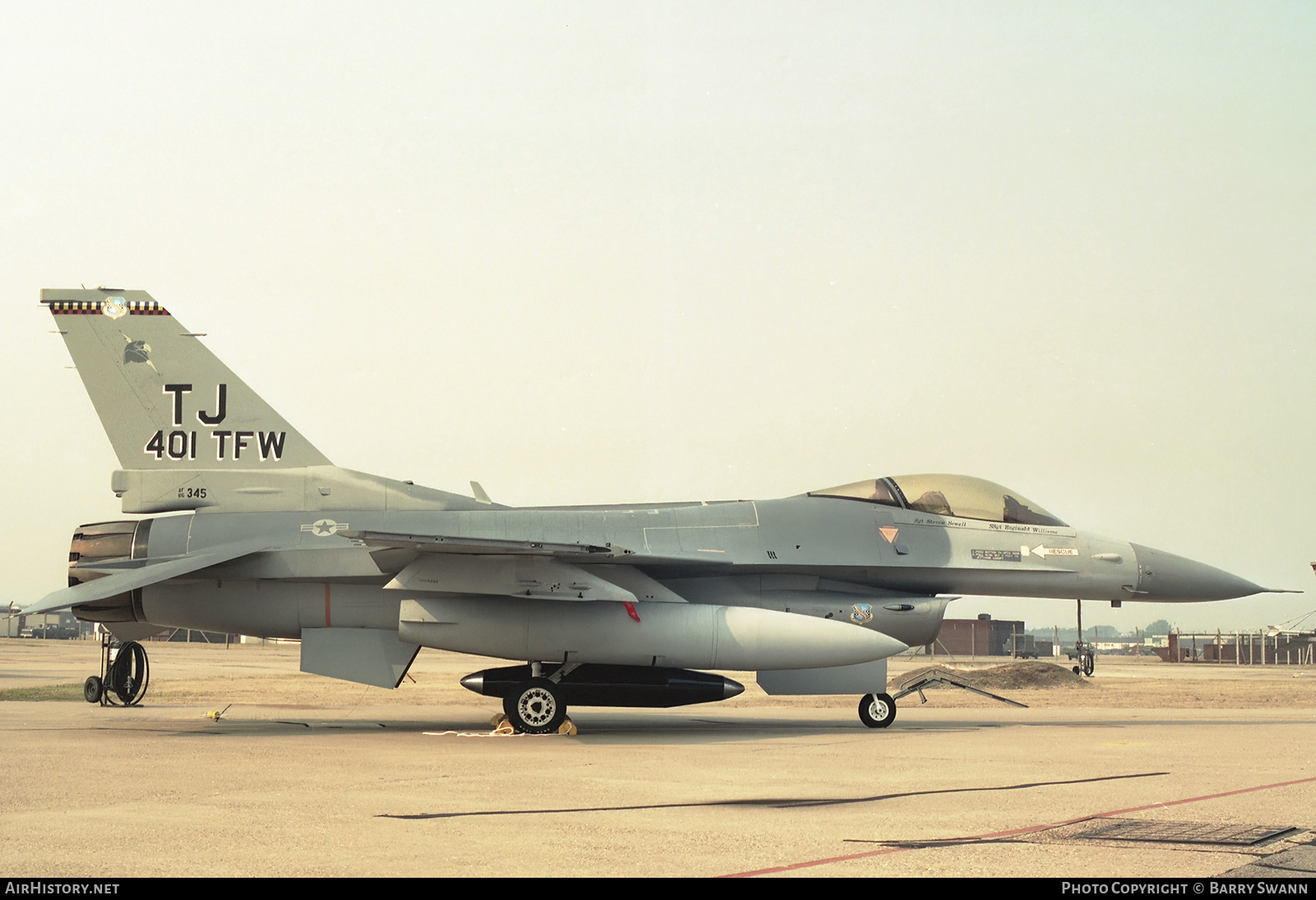 Aircraft Photo of 86-0345 | General Dynamics F-16C Fighting Falcon | AirHistory.net #757464