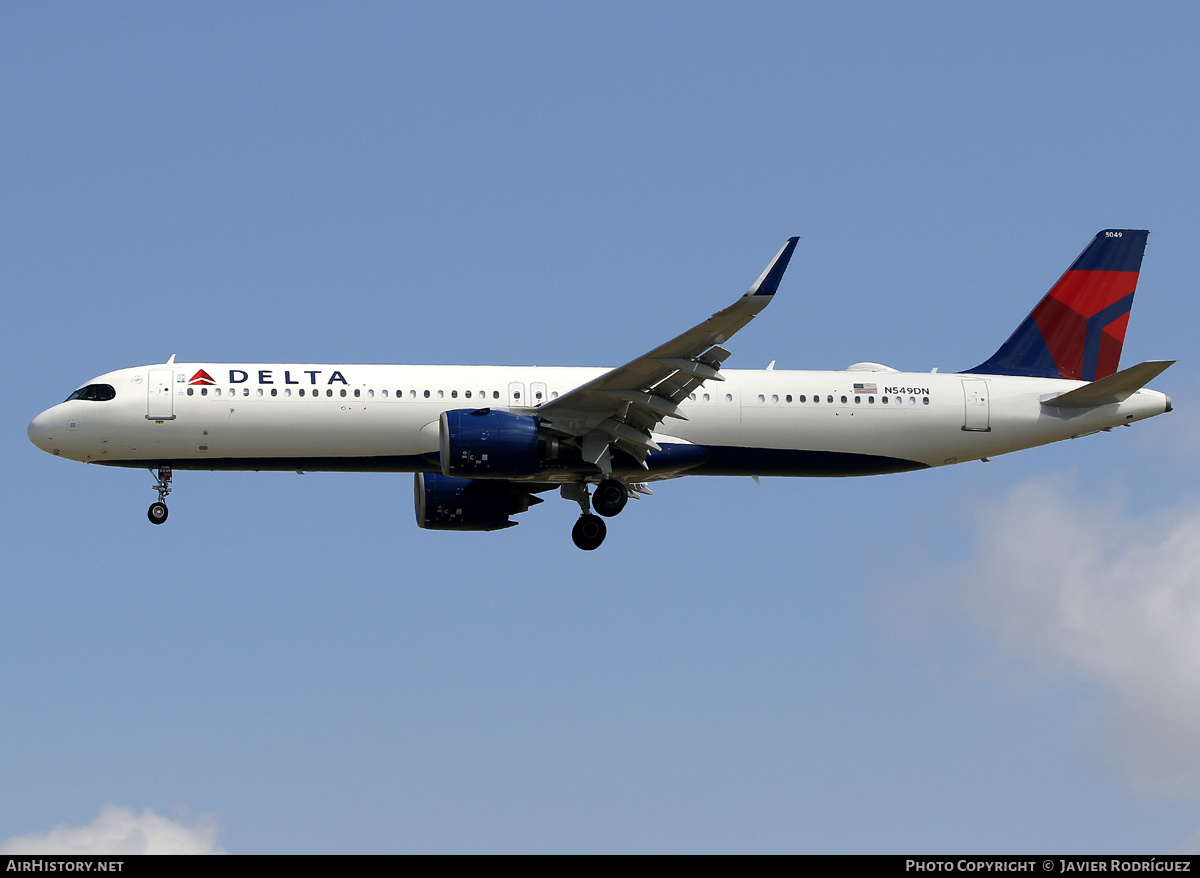 Aircraft Photo of N549DN | Airbus A321-271NX | Delta Air Lines | AirHistory.net #757470