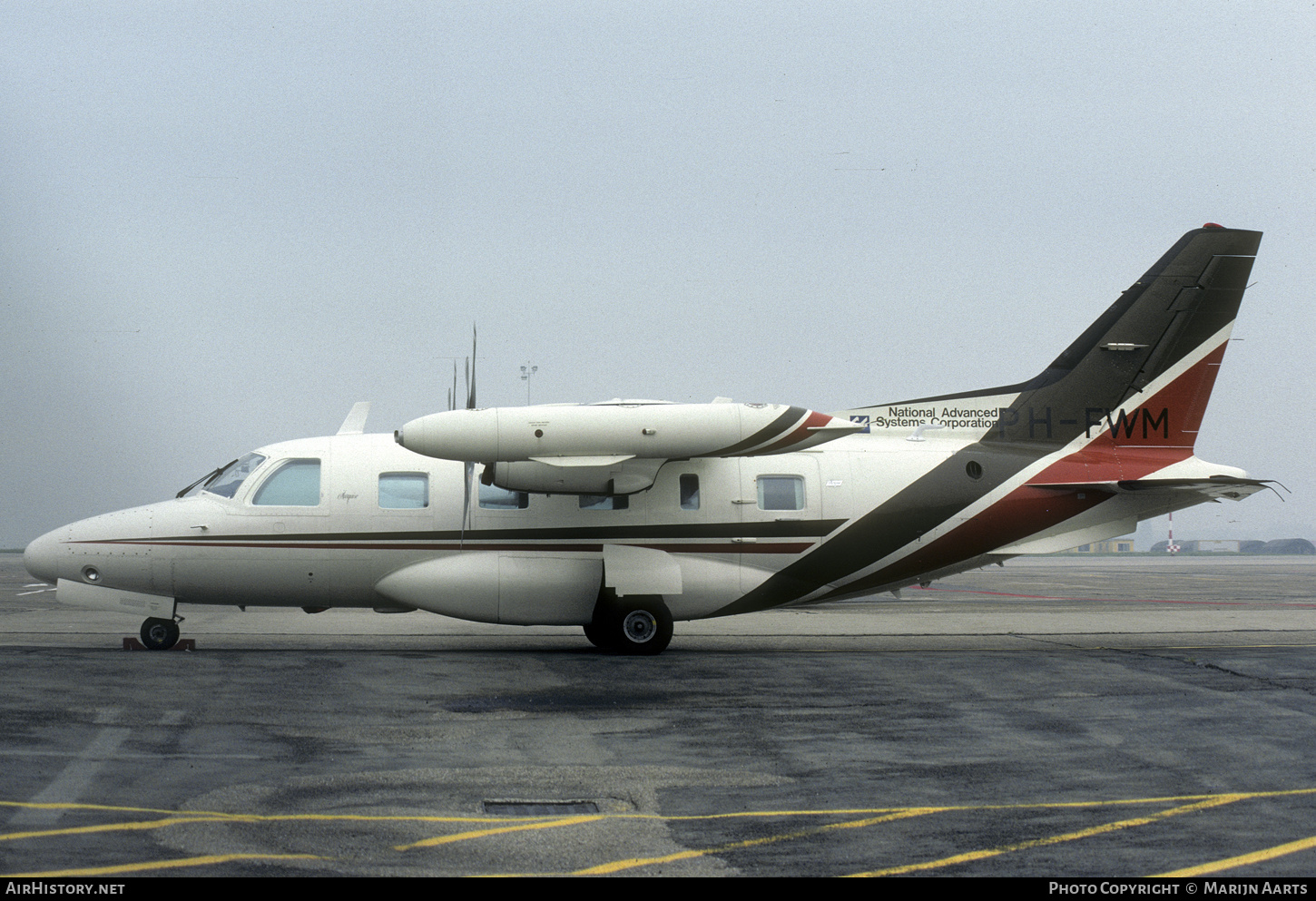Aircraft Photo of PH-FWM | Mitsubishi MU-2 Marquise (MU-2B-60) | National Advanced Systems Corporation | AirHistory.net #757528