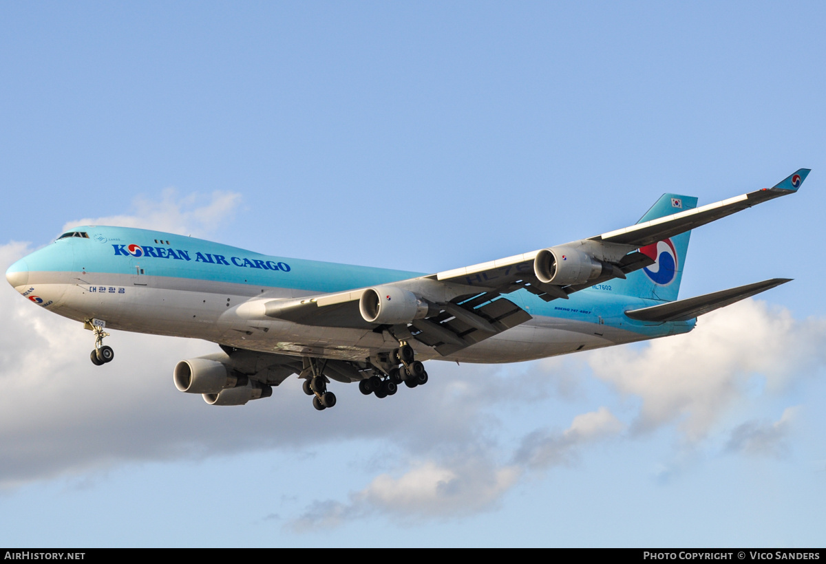 Aircraft Photo of HL7602 | Boeing 747-4B5F/ER/SCD | Korean Air Cargo | AirHistory.net #757555