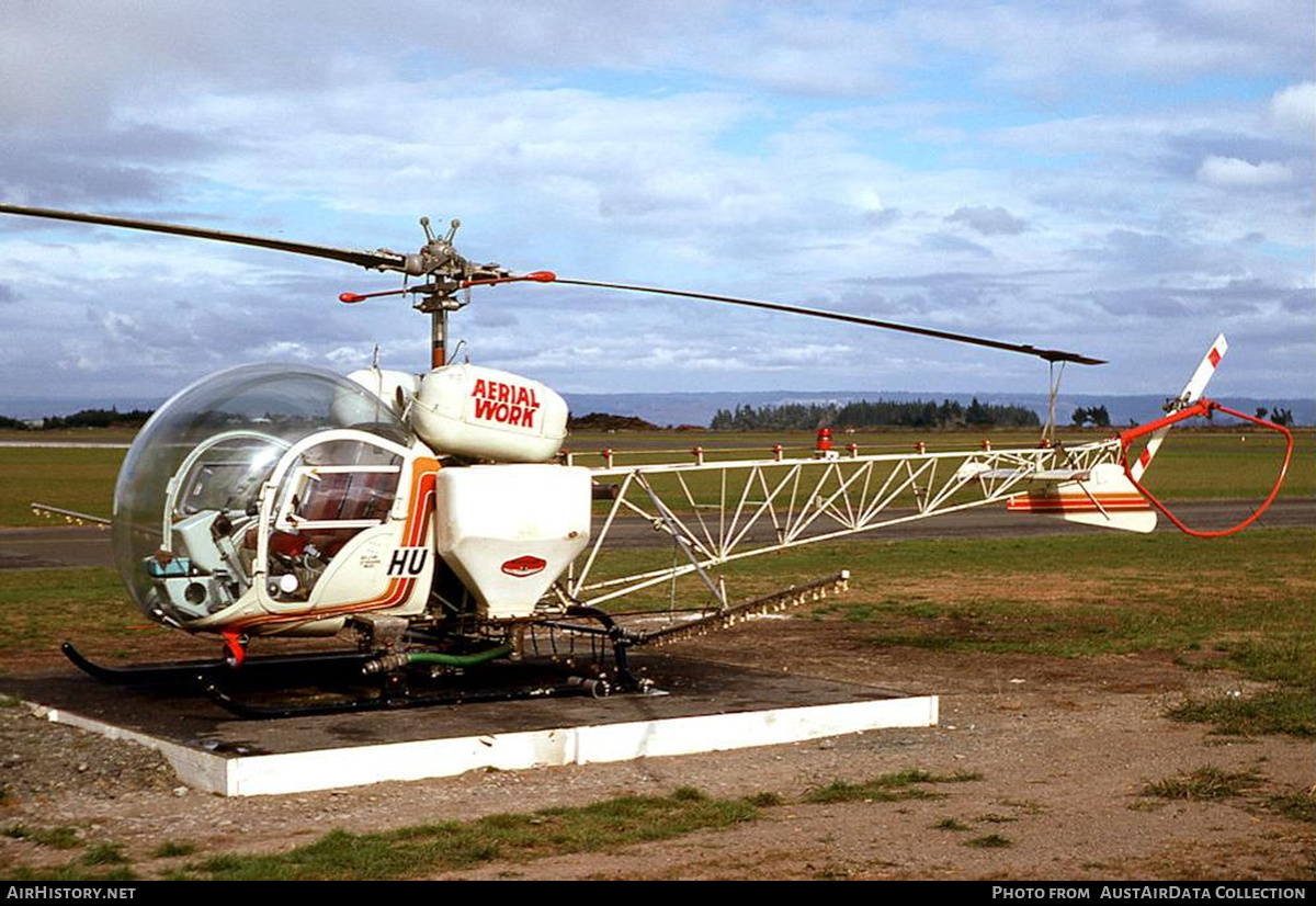 Aircraft Photo of ZK-HHU / HU | Bell 47G-5A | Aerial Work | AirHistory.net #757574