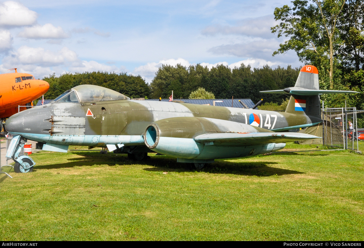 Aircraft Photo of I-147 | Gloster Meteor F8 | Netherlands - Air Force | AirHistory.net #757599
